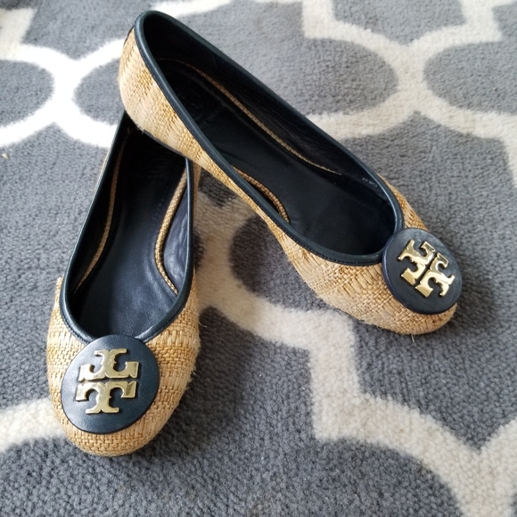 Tory Burch Shoes - Tory Burch woven ballet  flats, in good pre loved